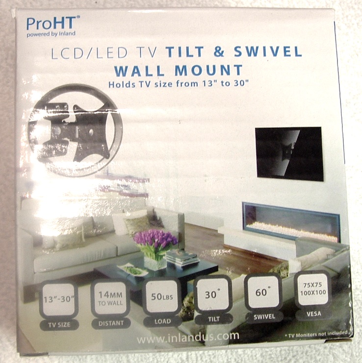 Inland Tilt and Swivel Arm TV Wall Mount 13 - 30